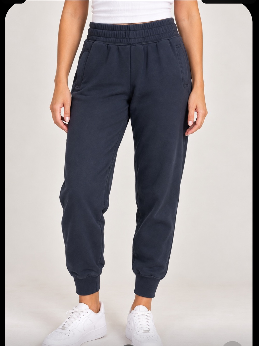 Fabletics Black Loungewear Joggers Size XS w/ Back Pocket
